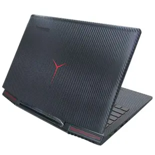 【Ezstick】Lenovo IdeaPad Y720 15 IKB 黑色立體紋機身貼(含上蓋貼、鍵盤週圍貼)