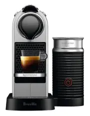 [Nespresso] CitiZ & Milk Capsule Coffee Machine in Silver BEC660SIL4JAN1