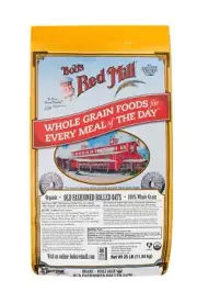 Bob's Red Mill Rolled Regular Oats Org 25lb