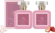 Pink Blush Shams Eau De Parfum Spray,[New] Women's Spray,Strawberry Candy Sweet Vitality Perfume,Specially Designed for Women,2Pcs