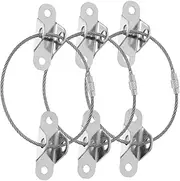 JOINPAYA Strong Furniture Anchor 3 Sets of Anti Tip Straps Self-Tapping Screws for Secure Wall Mounting