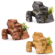 Kazoo Mineral Rocks W/Plants Assorted 1pk (18409)