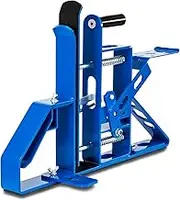 AUCO A002P Hands Free Solid Steel Door Clamp, Door Holder, Door Installation Stand, Professional Door Jig, Door & Timber Panel Vice Clamp with Foot-Operated Door Lifter for Carpenters
