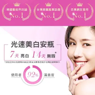 【LEGERE 蘭吉兒】超能亮美白安瓶精華30ml/瓶(二入組)