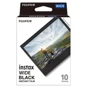 Fujifilm Instax Wide Film Black Frame - 10 Sheets