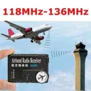 Mini Airband Radio Receiver for Airport Ground Support HAM Radio 118MHZ~136MHZ