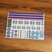 HERBIE the Love Bug Decals Kit Sand Scorcher Tamiya Stickers Scale 1/10 10th