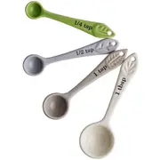 4pc Mason Cash Stoneware Forest Kitchen Food Cooking/Baking Measuring Spoon Set