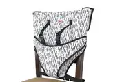 Nuby On The Go Toddler Portable Travel Chair for Babies and Toddlers - 5 Point Safety Adjustable Straps - 6+ Months - Folds into a Storage Bag