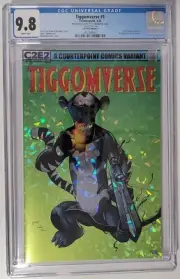 Tiggomverse #1 - CGC 9.8 - C2E2 WOLVERINE LIMITED #4 Homage - CRYSTAL FOIL 3/10