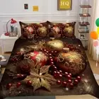 Christmas Gifts Kids Decor Quilt Duvet Cover Set Single Bed Linen Pillowcase