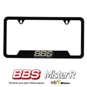 BBS • Black Stainless Steel License Plate Frame • BBS Wheels USA