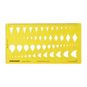 Square Pear Trillion Gemstone Guide Drafting Tools Jewellery Designing Stencils Jewellery Templates
