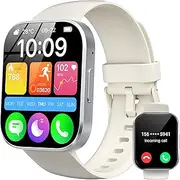 OUKITEL 2025 Smart Watch(Answer/Make Call), 1.91" HD Smartwatches for Women Men, Fitness Tracker with Heart Rate Sleep SpO2 Monitor, IP68 Waterproof, 140+Sport Mode Fitness Watch for Android iOS