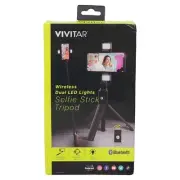Vivitar Wireless Dual LED Lights Selfie Stick Tripod Creator Series Bluetooth
