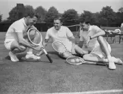 British Davis Cup Team Coach George Worthington 1956 OLD PHOTO