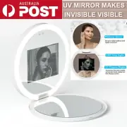 LED Makeup Mirror UV Camera Visualize Facial Sunscreen Test