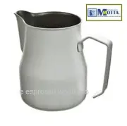 MOTTA White Tefllon Milk frothing Pitcher Jug No1 Barista , late art 0.35 lit