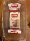 Pyrex Easy Grab Baking Dish 1.5 Quart Oven Safe Large Easy Grab Handles NEW