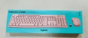Logitech MK270 Wireless Keyboard and Mouse Combo, Rose color
