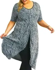 TS TAKING SHAPE plus size XS / 14 Safari Tunic sexy stretch light NWT rrp$120!