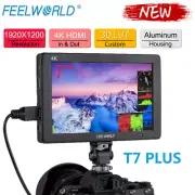 Feelworld T7 Plus 7" IPS 4K HDMI Camera Field Monitor Waveform 3D LUT for DSLR