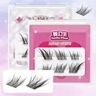 Natural Clusters Lashes 3D Cat Eye Individual Lashes DIY Lash Extensions