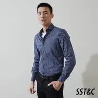 在飛比找momo購物網優惠-【SST&C 最後55折】男士修身版長袖襯衫-多色任選