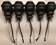 LOWEST PRICE!! 5 Industrial/Iron Pipe Lamp/Light SocketsLeads&Adapters FREE SHIP