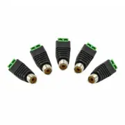 10 pcs Speaker Wire Cable To Audio Female RCA Connector Adapter Jack Plug p