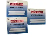 Woltra Nick Relief Styptic Pencil Twin Pack Stops Razor Nicks & Cuts