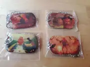 Hello Neighbor 2017 Zag Toys Dog Tag 1 set of 4 tags with 4 bonus game codes