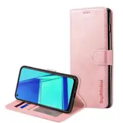 For Oppo A72 Case, SupRShield Wallet Leather Flip Magnetic Stand Case Cover (Rose Gold)