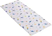 NoJo Disney S is for Stitch Preschool Toddler Nap Pad Sheet, White, Blue, Pink, Yellow