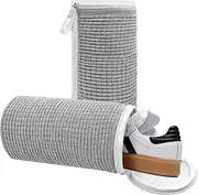 Kisvic Shoe Wash Bag, Washing Machine, 2 Pieces Shoe Bag for Washing Machine and Dryer, 360° All-Round Cleaning, Laundry Net Shoes, Grey