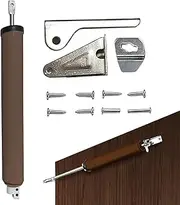 Automatic Door Closer,Aluminum Alloy Door Hydraulic Closer | Quiet Closure Supplies for Home Bedroom Bathroom Kitchen Dorm Apartment