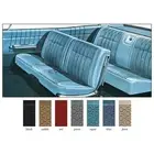 1965 Impala 2 Door Hardtop; With Split Front Bench; Red Cloth Inserts / Red