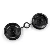 Tamiya DT-03 Racing Fighter Front Rim Black 2pcs For 1/10 RC Buggy #10448047*