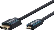 Clicktronic HDMI to Micro HDMI 1.4 Adapter Cable, 3 Meter Length