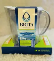NEW Brita Elite Water Filter Pitcher 10 cup cap. Electronic Filter Indicator