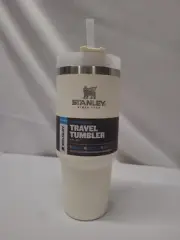 Stanley Adventure Quencher Travel Tumbler 30oz - Cream Limited Rare Mug NEW Ding