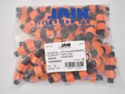 Jain Irrigation Tape Loc COuplings 5/8" 50 Pack Orange/Black CPT-06-LSO 12030062