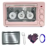 Sublimation Oven Machine with Heat Tape Gloves 1500W 22L 110V Convection Oven...