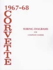 CORVETTE 1967 & 1968 Wiring Diagram 67-68 Vette