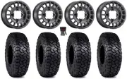 Method 407 15" Wheels Black 30" Intersect Tires Sportsman RZR Ranger