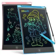 2 Pack LCD Writing Tablet 10" Doodle Board Drawing Tablet for Kits Toddlers
