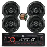 JBL Celebrity100 in-Dash Bluetooth Receiver, 4x 5.25" 200W Car Speakers w/Wire