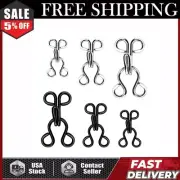 60 Set Hook and Eye Sewing, Bra Hooks Replacement, Large Hooks and Eyes Clasp...