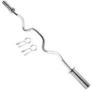 1.2m Olympic Super EZ Curl 6kg Bar Weight Lifting Strength Training Home Gym