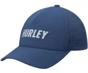 Hurley Men's Navy Blue Canyon Breathable Adjustable Hat Cap by Yupoong one size